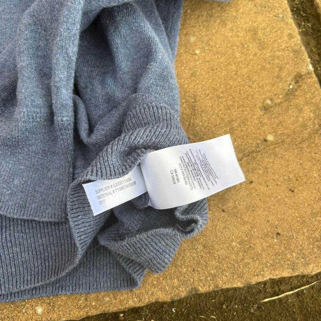 Polo Ralph Lauren Men's Grey and Navy Jumper